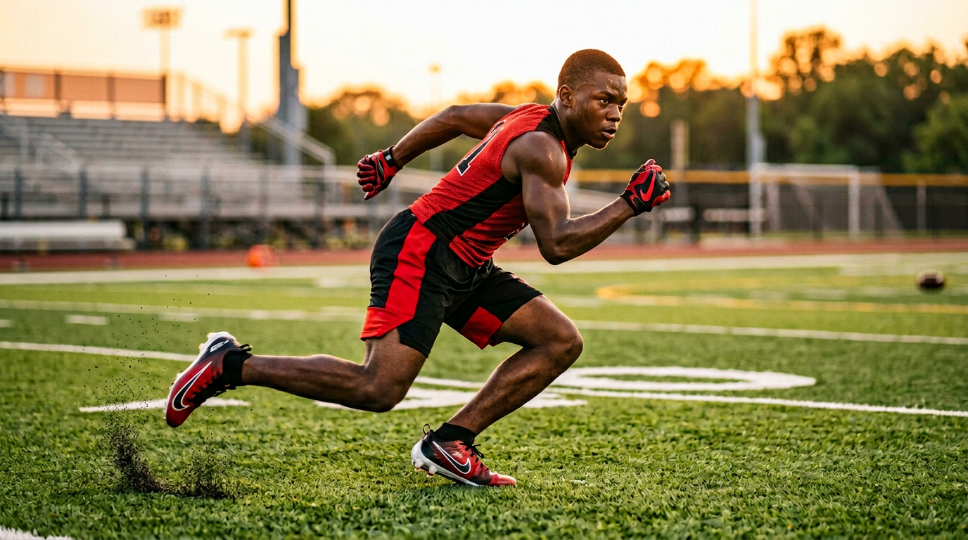 Athlete training at Hawk's House
